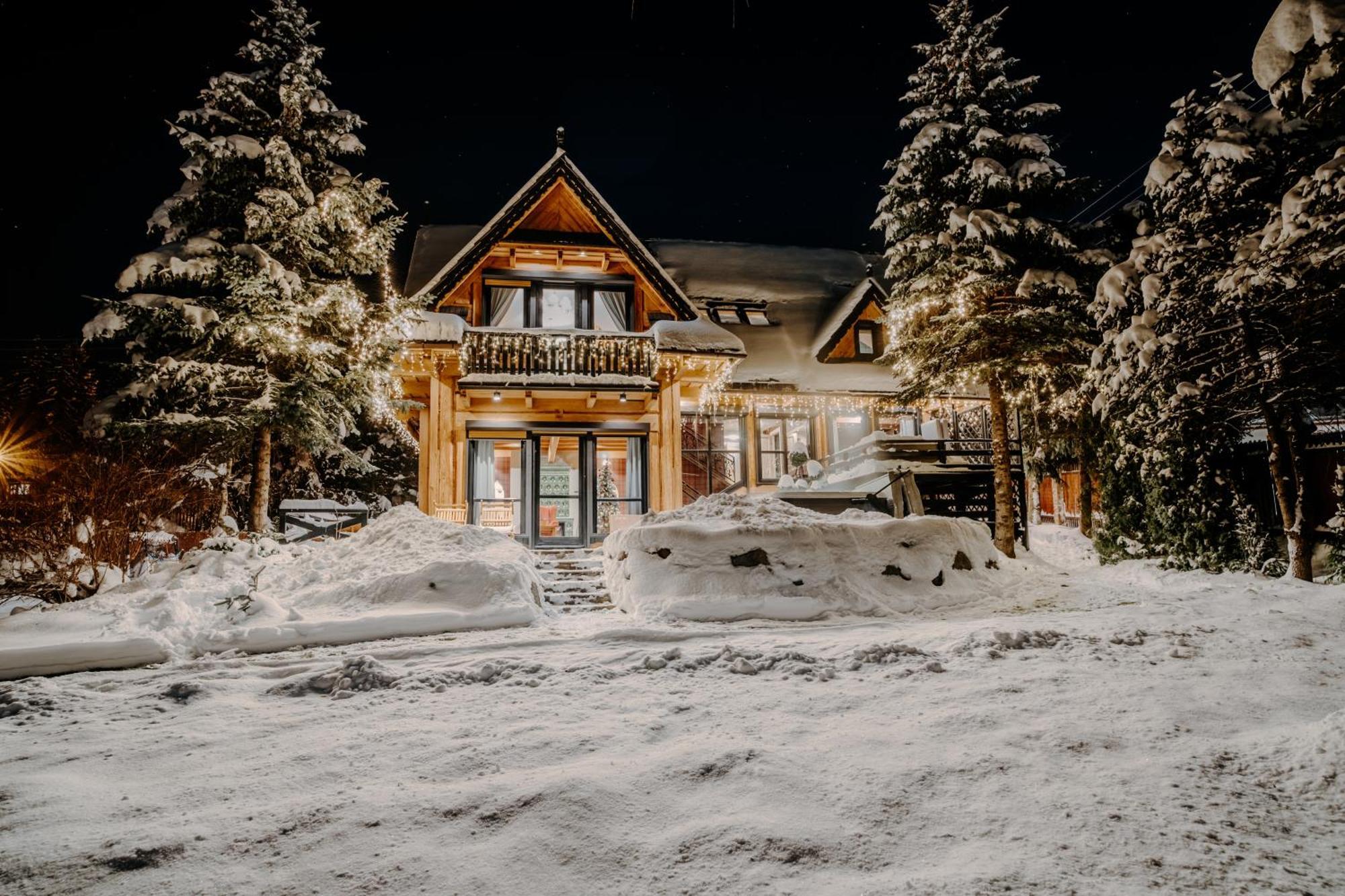 Villa Swiss Na Wylacznosc - Jacuzzi, Sauna, Bilard Kościelisko Kültér fotó