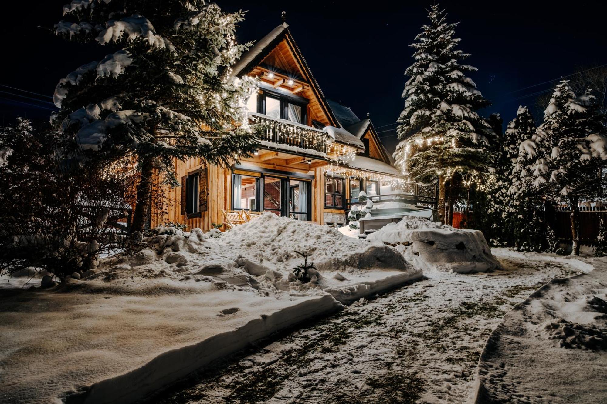 Villa Swiss Na Wylacznosc - Jacuzzi, Sauna, Bilard Kościelisko Kültér fotó